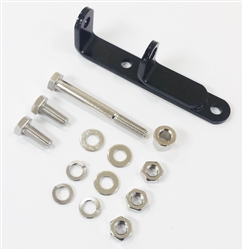 1967 - 1968 Camaro Lower Alternator Bracket, Small Block with Headers, Black