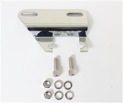 1967 - 1968 Camaro Lower Alternator Adapter Bracket, Small Block with Headers, Chrome