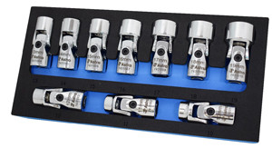 Astro Pneumatic 74310 3/8 Drive Flex Socket Set