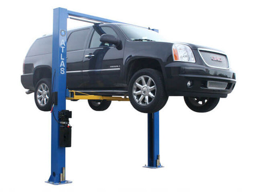 ATLAS 9,000 LB. 2-Post Overheard Lift with Super-Symmetric Arms & Single Point Lock Release
