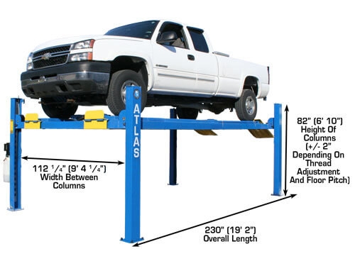 Atlas ATTD-412A 12,000 lb 4-Post Alignment Lift