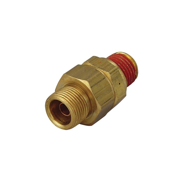 Air Compressor Check Valve - Inline Unloading, 3/8" Male OD