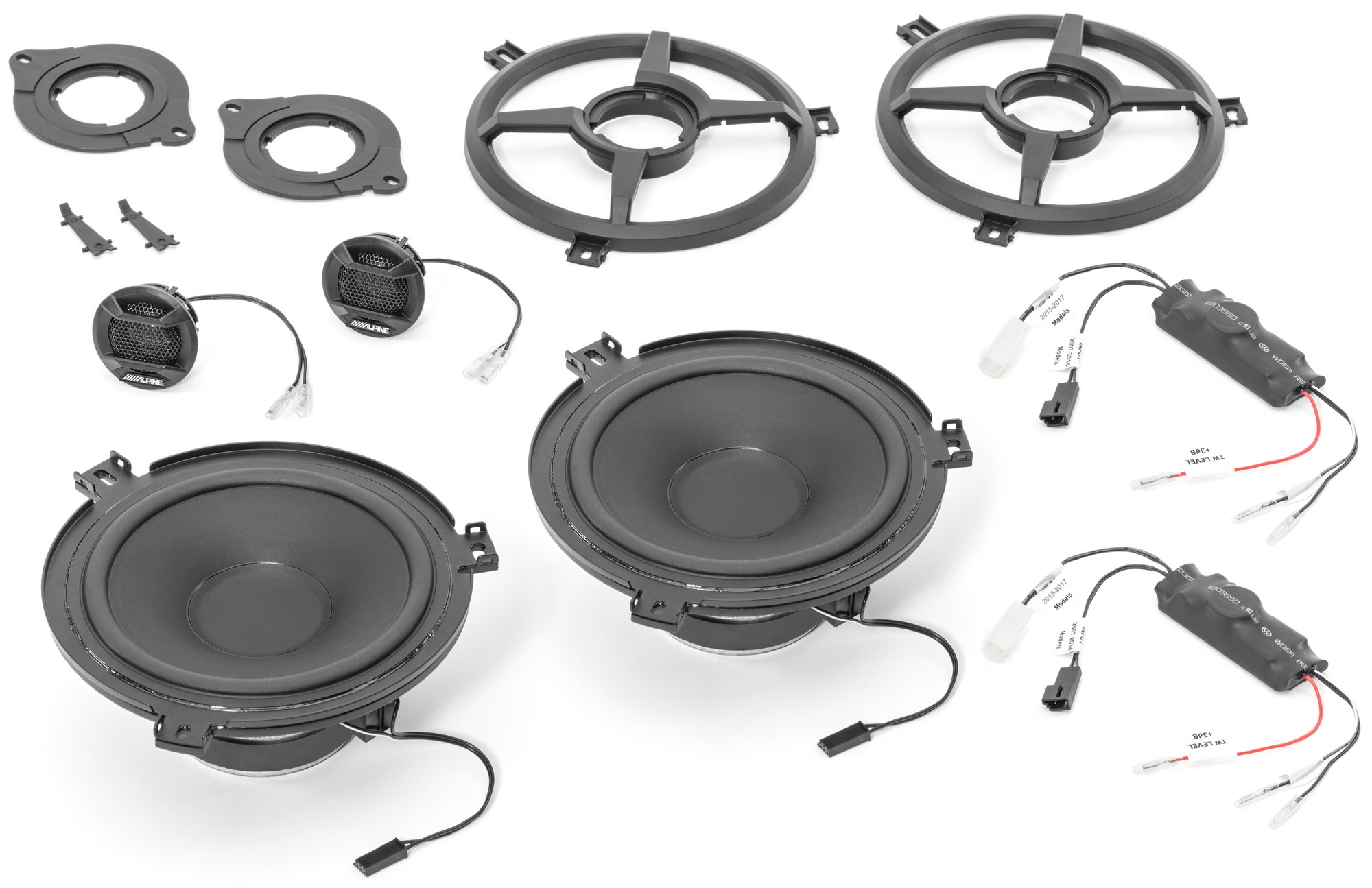 Alpine SPV-65X-WRA Component 2 Way Speaker System for 07-18 Jeep Wrangler JK