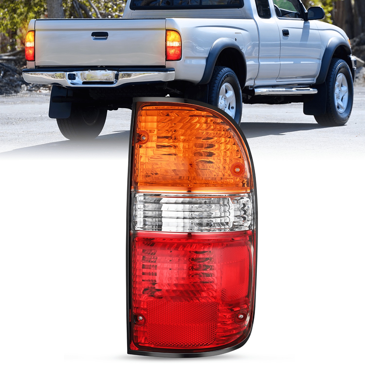 2001 2002 2003 2004 Toyota Tacoma Taillight Assembly Rear Lamp Replacement OE Style Passenger Side