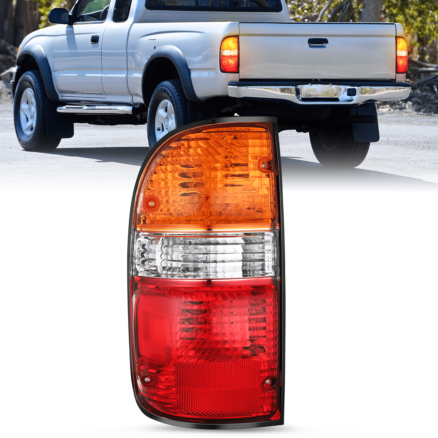 2001 2002 2003 2004 Toyota Tacoma Taillight Assembly Rear Lamp Replacement OE Style Driver Side