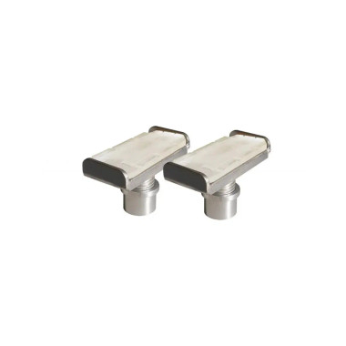 Challenger B2280PR Double screw foot pad assembly for 2019 and newer half-ton frame vehicles (Pair)