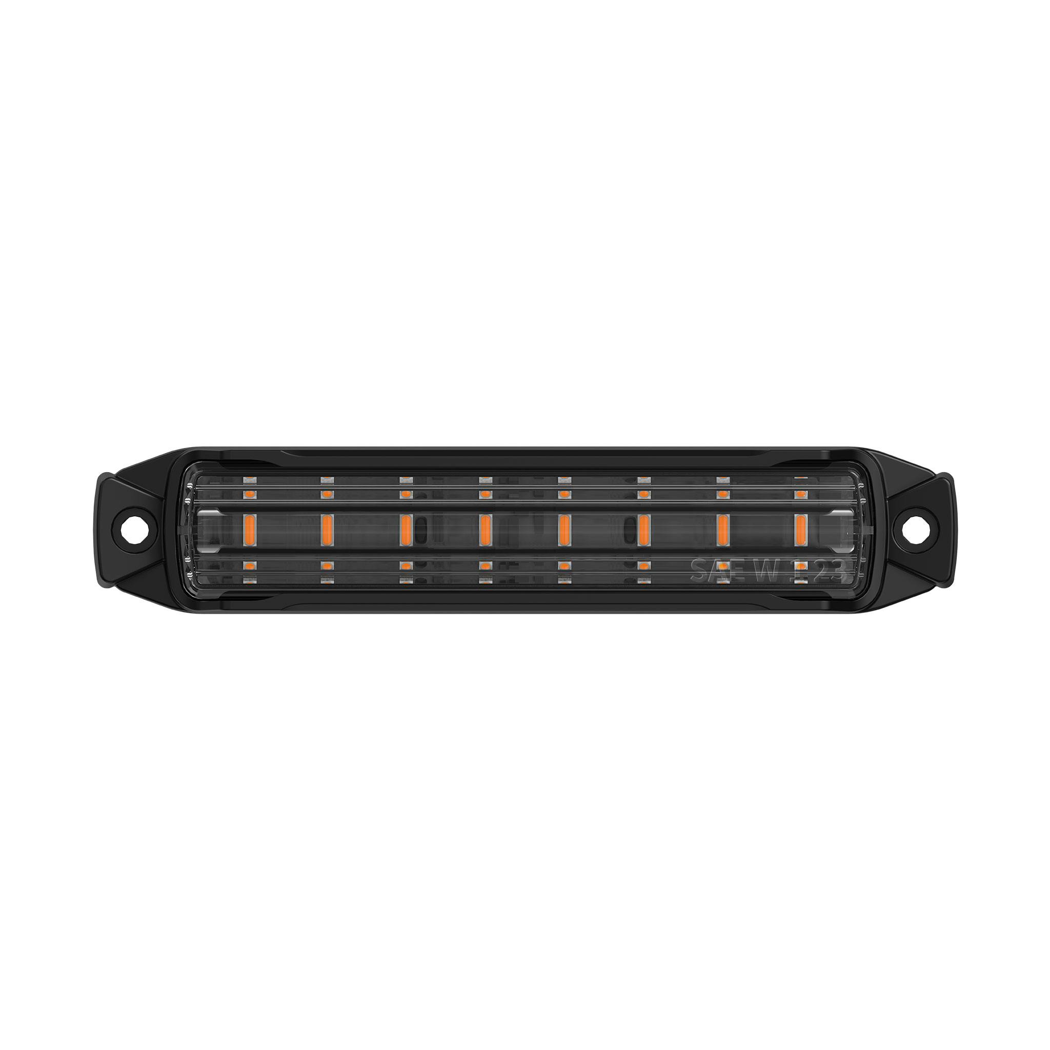 ARC Lighting BB6010A Work Bar Strobe 4, 4" LED Perimeter Strobe, Amber, SAE Certified (1 EA)