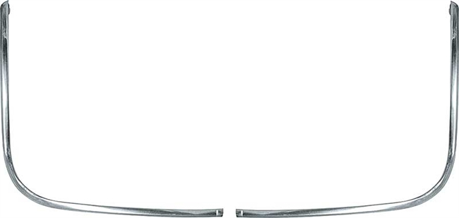 1967 - 1969 Camaro Convertible Pinchweld Body Molding Chrome Set