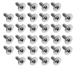 1967 - 1969 Camaro Wheel Well Moldings Screws Set