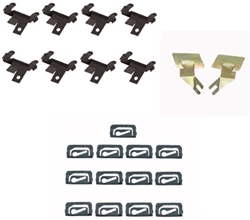 1967 - 1969 Camaro Windshield Molding Clips, Lower, Corners, Front Upper and Sides for Coupe