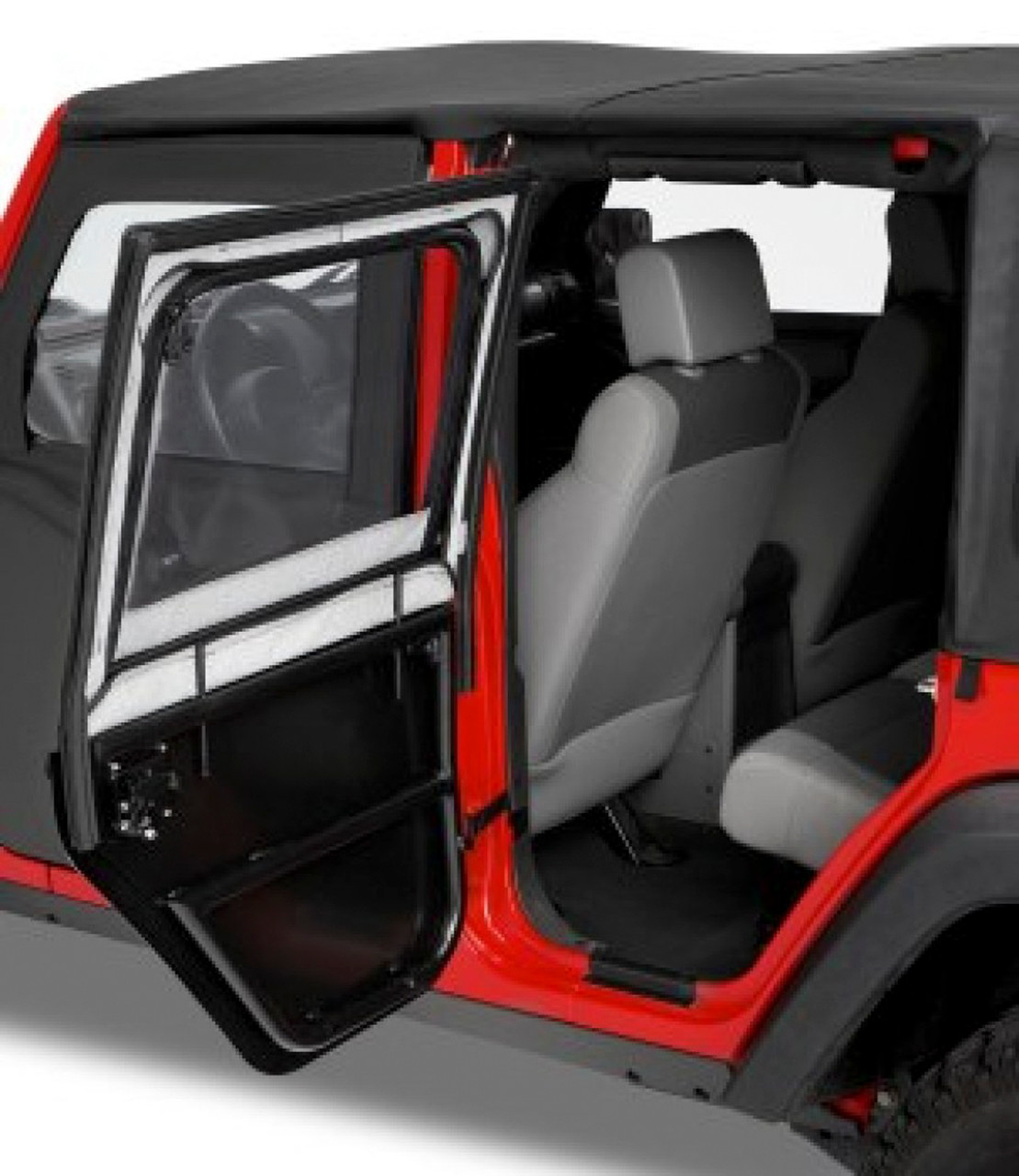Bestop 51806-35 HighRock 4x4™ Element™ Upper Fabric Half Doors