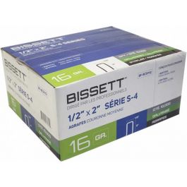 Bissett 2" 16ga Crown Staples (10,000pk)