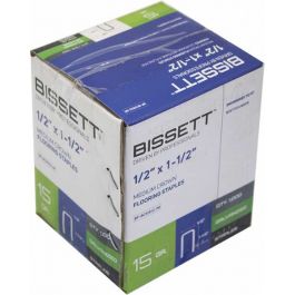 Bissett 1-1/2" 15ga Flooring Staples (1,000pk)