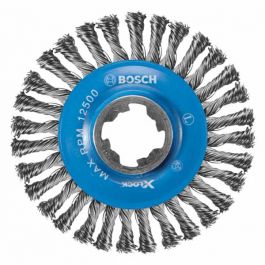 Bosch X-LOCK 4-1/2" Stringer Bead Knotted Wire Wheel - Carbon Steel