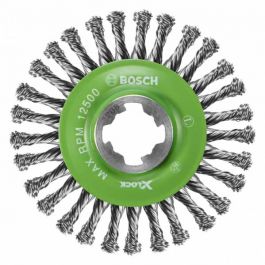 Bosch X-LOCK 4-1/2" Stringer Bead Knotted Wire Wheel - Stainless Steel
