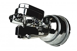 1967 - 1969 Camaro 8" Dual CHROME Booster with Brackets, CHROME Master Cylinder & Prop Valve Kit,DISC / DISC