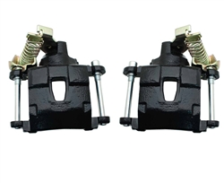 1967 Camaro BLACK Rear Disc Brake Conversion Replacement Calipers, Pair
