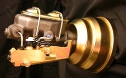 1967 - 1969 Camaro Gold Brake Booster / Master Cylinder / Proportioning Valve Kit, Front Disc / Rear Disc, 8 Inch