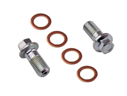 1967 - 1978 Camaro Banjo Bolt Set with 7/16 Head and Crush Washers Kit, Brake Hose to Caliper, Size 7/16-20