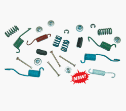 1967 - 1969 Camaro Front Drum Brake Springs and Hardware Kit