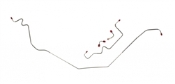 1967 - 1969 Camaro Front Brake Lines Set, for POWER Disc Conversion