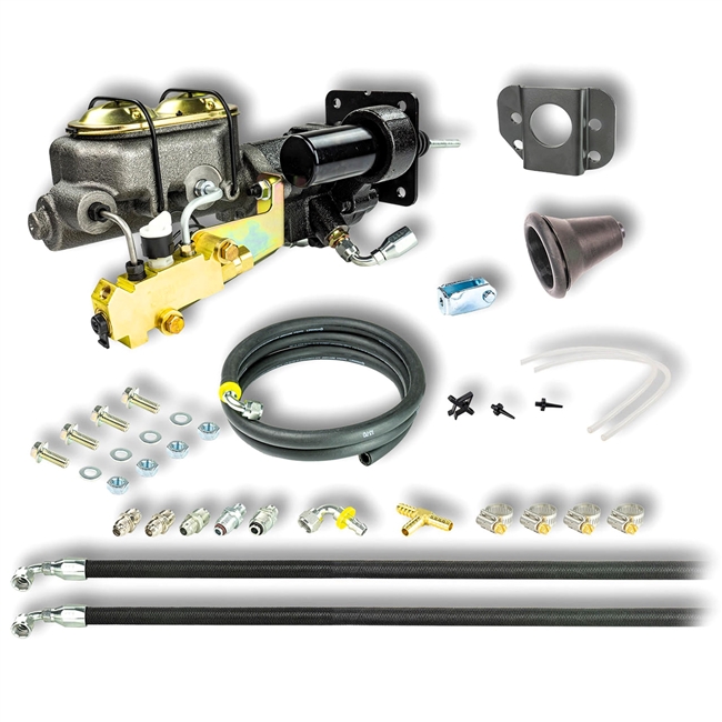 1967 - 1969 Camaro Hydraulic Brake Assist Hydro-Boost, Master Cylinder, Combination Valve Kit, Disc / Drum