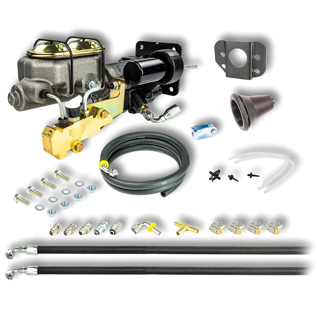 1967 - 1969 Camaro Hydraulic Brake Assist Hydro-Boost, Master Cylinder, Combination Valve Kit, Disc / Disc