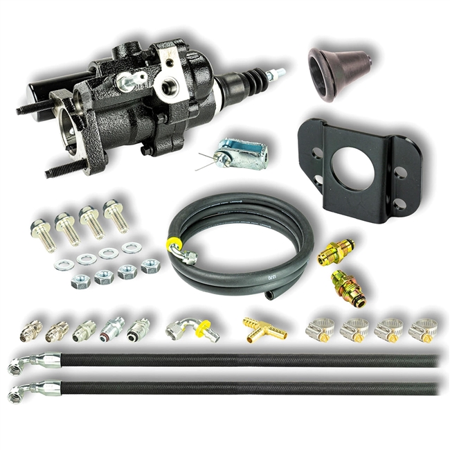 1967 - 1969 Camaro Hydraulic Brake Assist Hydro-Boost Unit, with Brackets, Fittings, and Hose Kit