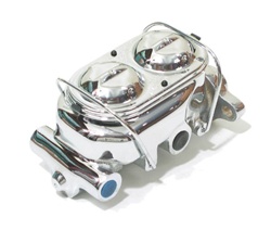 1967 - 1981 Camaro Chrome Master Cylinder for Power Brakes, Dual Bowl with OE Style Look