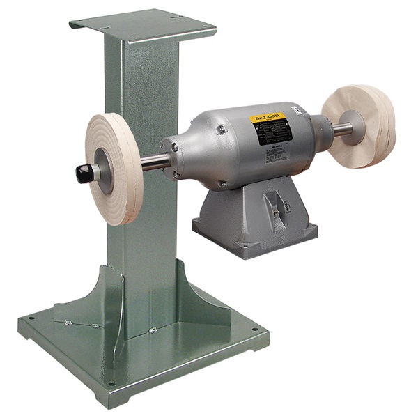 Baldor 3/4HP 2-Speed Buffer and 11 Gauge Steel Stand