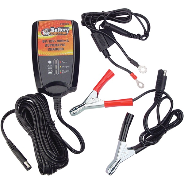 Battery Doctor Switchable 6/12-Volt 900 Milliamp Battery Charger/Maintainer