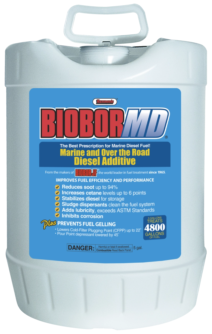 BioborBBMDPAIL01USBiobor MD 5 gal. - Diesel Performance and Efficiency Enhancer