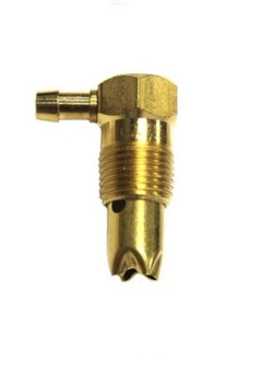 1/2" NPT Brass Gas Tank Rollover - Safety Valve - 5/16" Hose Vent