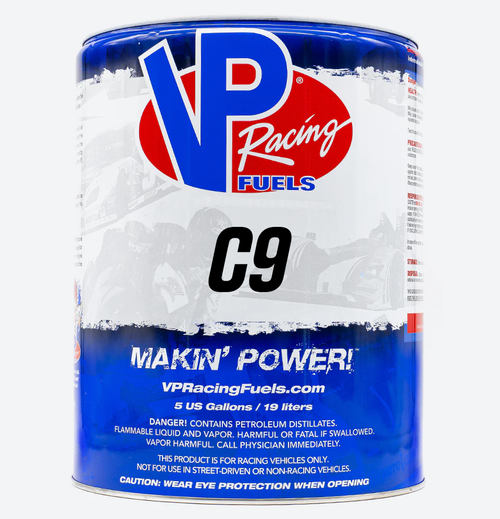 VP Racing Fuel C9 - 96.8 (R+M)/2 Octane Unleaded Ethanol Free Fuel -5 Gallon Pail