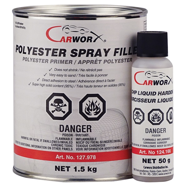 CARWORX POLYESTER Spray Filler