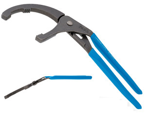 Channellock 2012 12" Angled Oil Filter Pliers