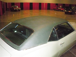 1967 - 1969 Camaro Dark Green Vinyl Top, Heavyweight Levant Grain with Felt Backing