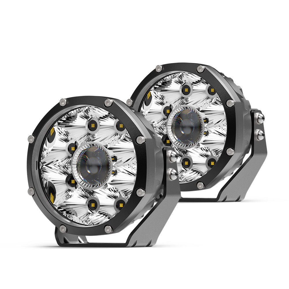 COLIGHT 5inch Striker Series LED Round Driving Lights(Set/2pcs)