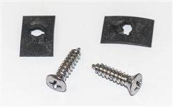 1967 Camaro Console Seat Belt Clip Holder Mounting Hardware