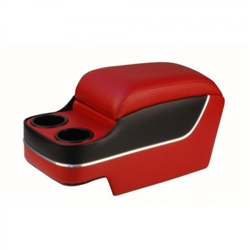 1967 - 1969 Camaro Console Assembly with Cup Holders and Secret Compartment, w/ Chrome, Choice of Colors or Pattern, Bright Chrome Molding