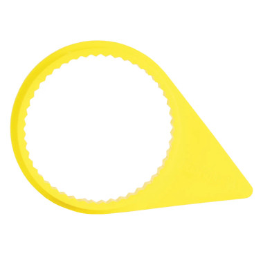 Checkpoint CPMASY33 Checkpoint Medium Arrow Wheel nut indicator - Solid Yellow 1 5/16 in (33 mm) (Bag of 100 pcs)
