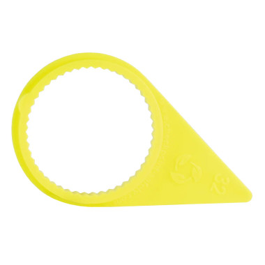 Checkpoint CPY20 Checkpoint Wheel nut indicator - Yellow 25/32 in (20 mm) (Bag of 100 pcs)