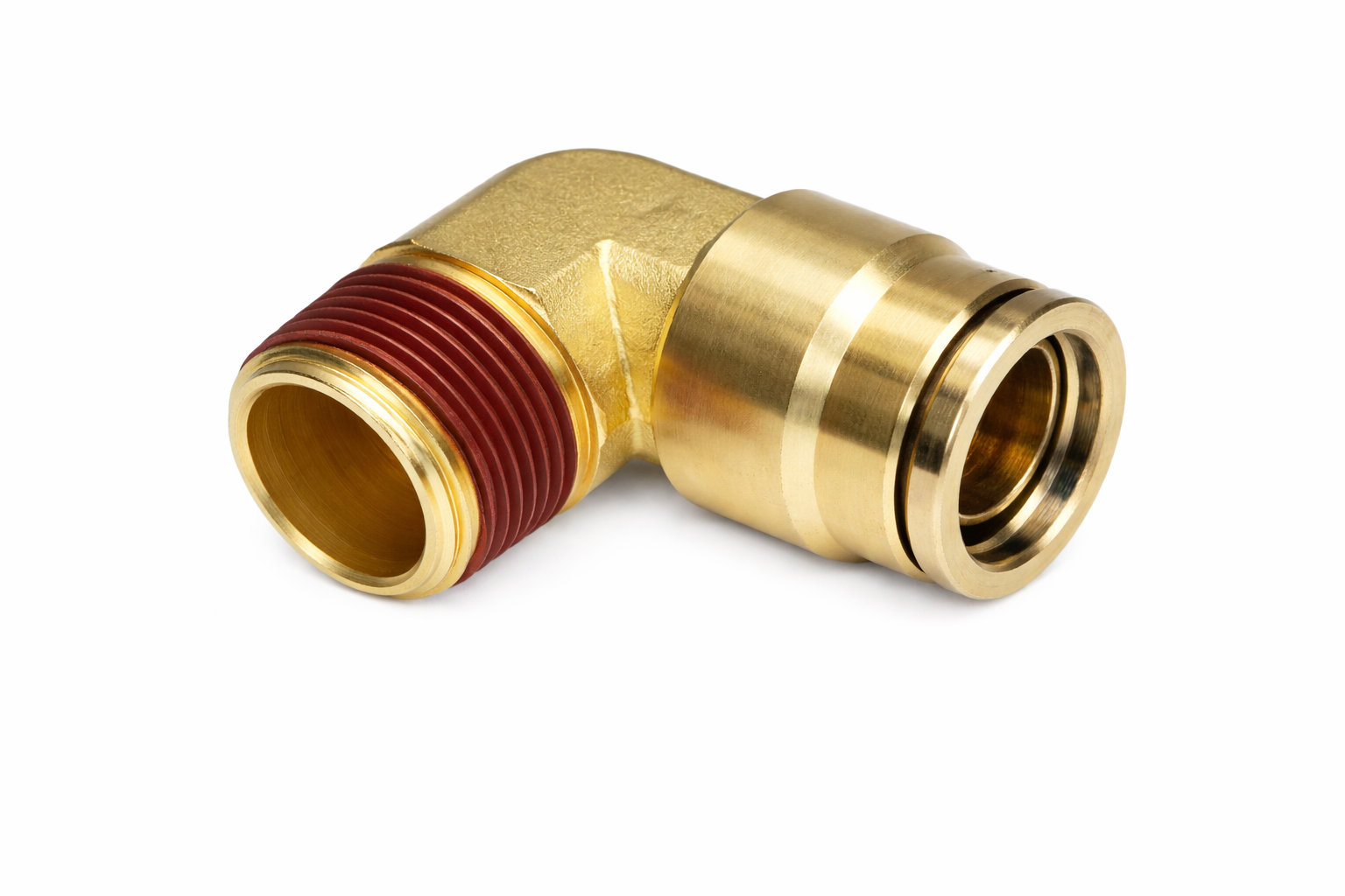 177.13B1510D - Brass PLC Male Elbow