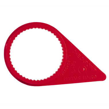 Checkpoint CTR22 Checktorque Red wheel nut indicator - Red 7/8 in (22 mm) (Bag of 100 pcs)