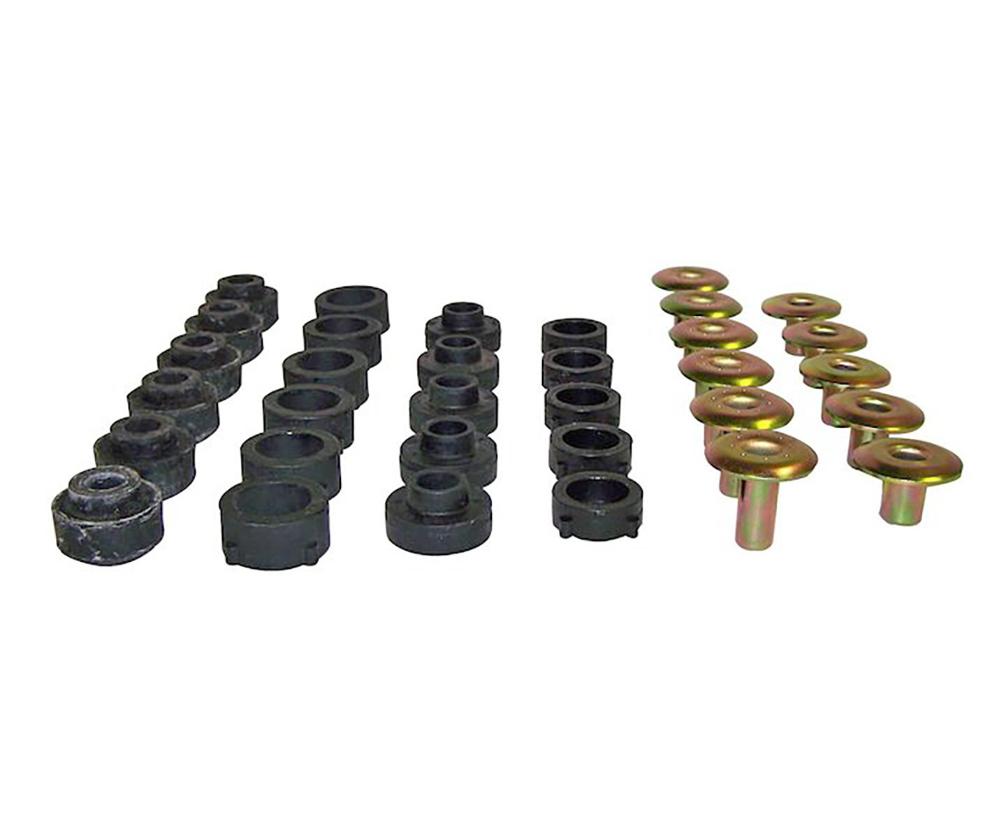Crown Automotive 55176180K Body Mount Kitfor 97-06 Jeep Wrangler TJ and Unlimited