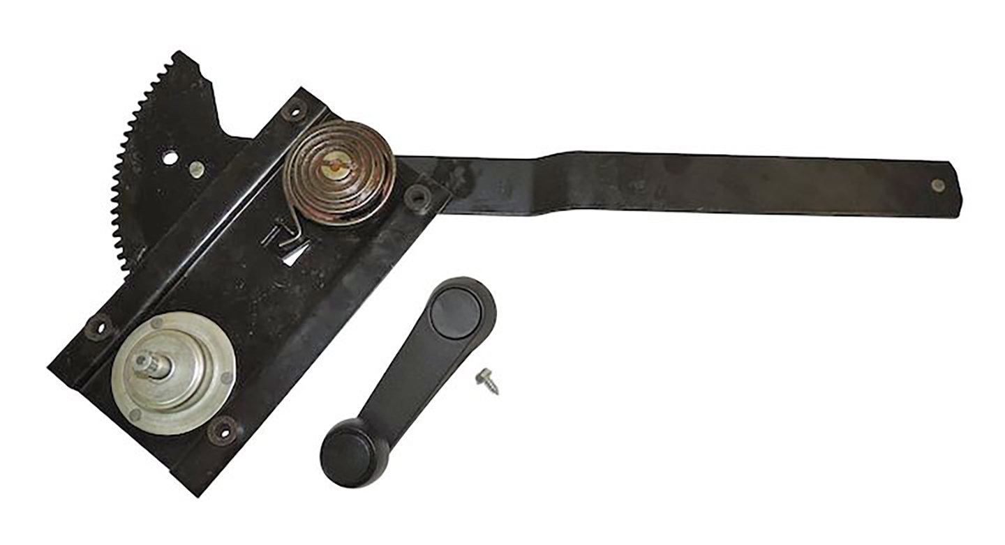 Crown Automotive 55074990K Passenger Side Window Regulator Kitfor 76-95 Jeep Wrangler CJ and YJ with Full Steel Doors