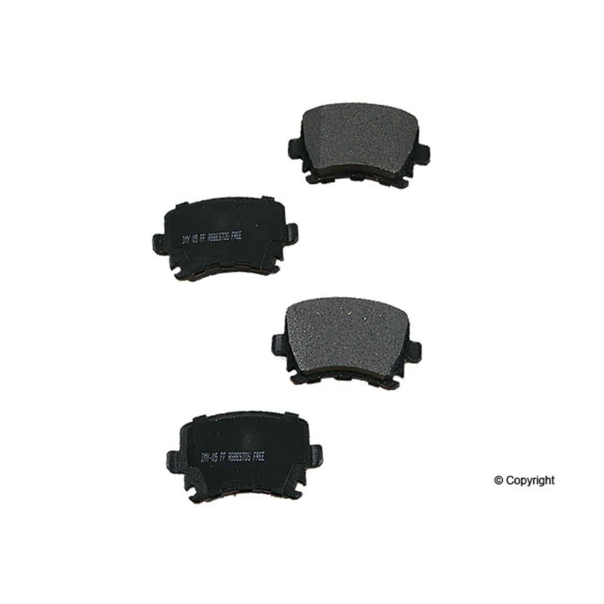 Brake Pad Set, 285/286/302mm Rear Meyle (Ceramic)