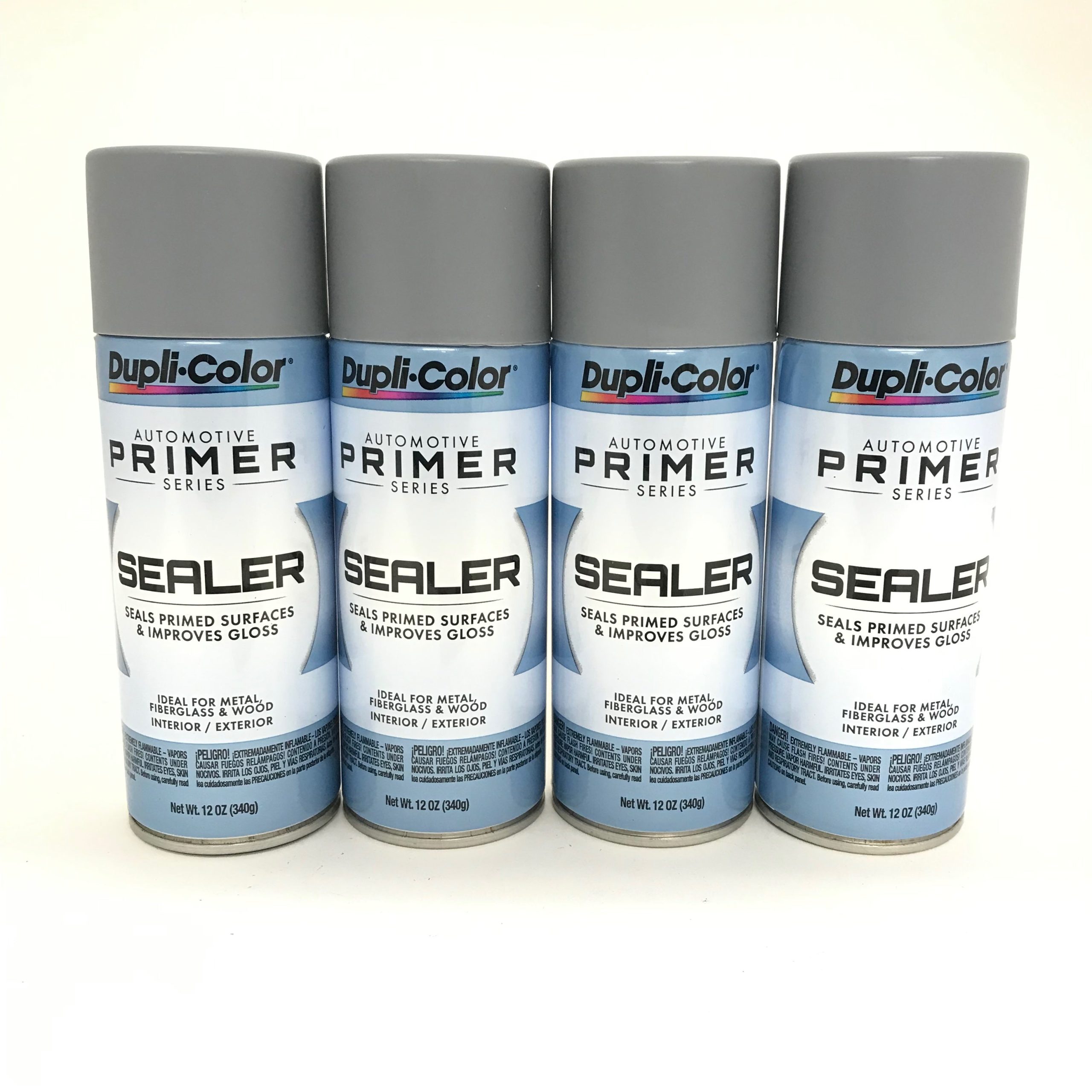 Duplicolor DAP1699-4 Pack Gray Primer Sealer - Maximum Corrosion Resistance - 12 oz
