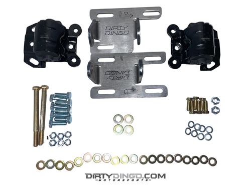 Dirty Dingo DD-LS-S2 2WD S10 LS1 Adjustable Conversion Mounts LS Engines 82-04