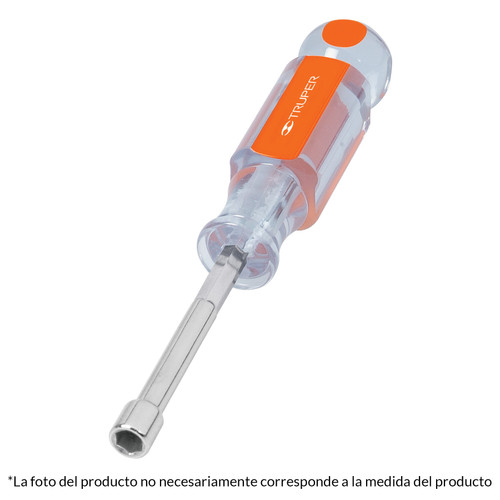 Truper 3/8"Nut Driver Screwdriver Transparent Handle #14128-2 Pack